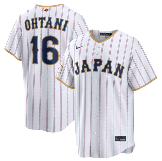 Shohei Ohtani Japan World Baseball Classic MLB Home Stadium Jersey Nike Official Team Jersey Sports Fan Apparel Official NFL Team Jersey Football Fan Apparel