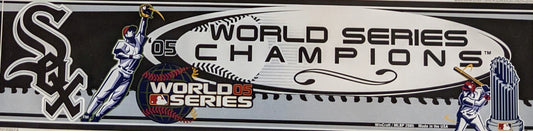 Chicago White Sox 2005 World Series Champions Bumper Sticker Official Sports Fan Gear Official NFL Fan Gear