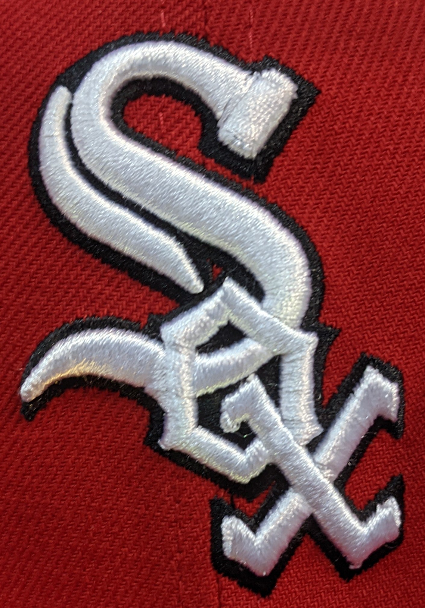 Chicago White Sox Primary Logo Red New Era 59FIFTY Fitted Hat Official Team Hat Sports Fan Cap Official NFL Team Hat Football Fan Cap