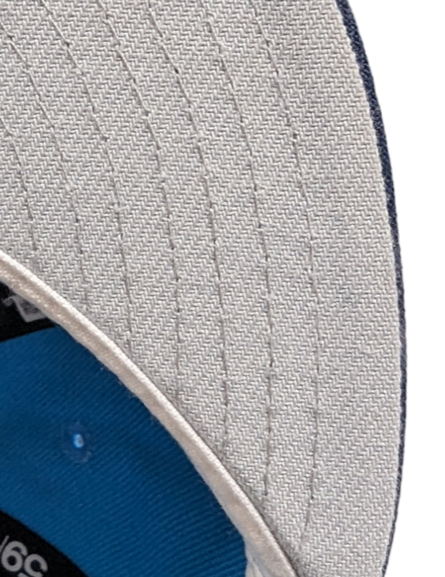 Seattle Mariners New Era 2 Tone Sunwash Ocean Blue Nirvana Nevermind Inspired 59FIFTY Fitted Hat Official Team Hat Sports Fan Cap Official NFL Team Hat Football Fan Cap