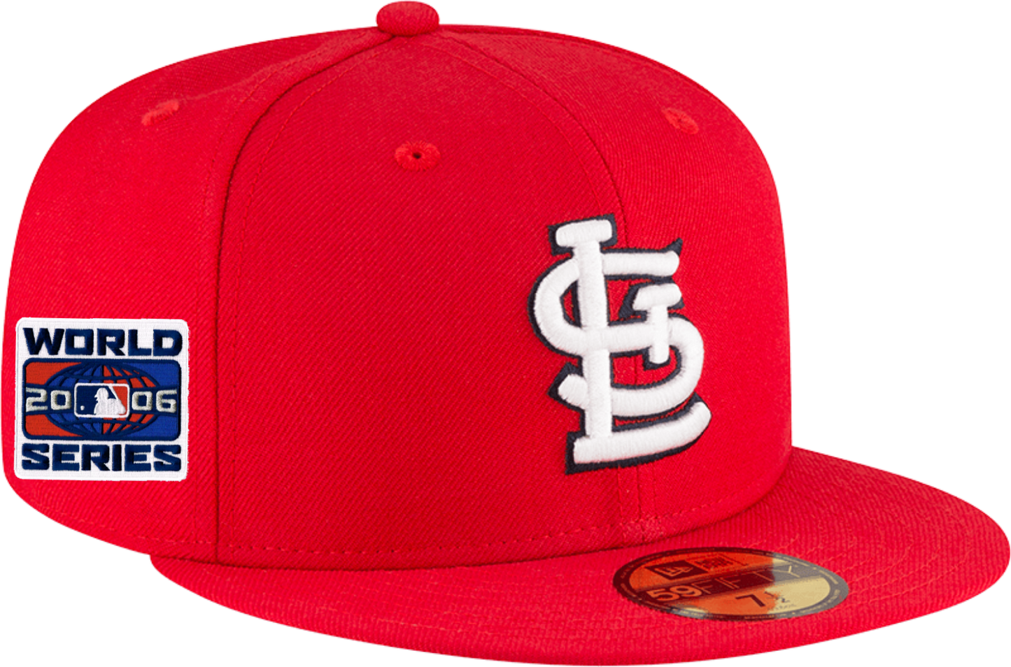 St. Louis Cardinals Classic 2006 World Series Red New Era 59Fifty Fitted Hat Official Team Hat Sports Fan Cap Official NFL Team Hat Football Fan Cap