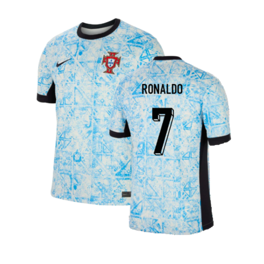 Portugal Nike Away 2024-2025 Ronaldo 7 Jersey Official Team Jersey Sports Fan Apparel