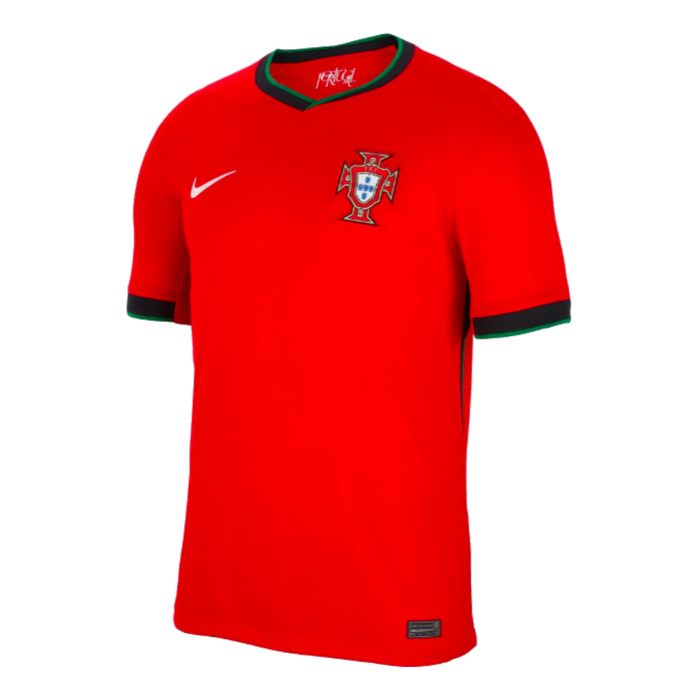Portugal Nike Home 2024-2025 Ronaldo 7 Jersey - Red Official Team Jersey Sports Fan Apparel
