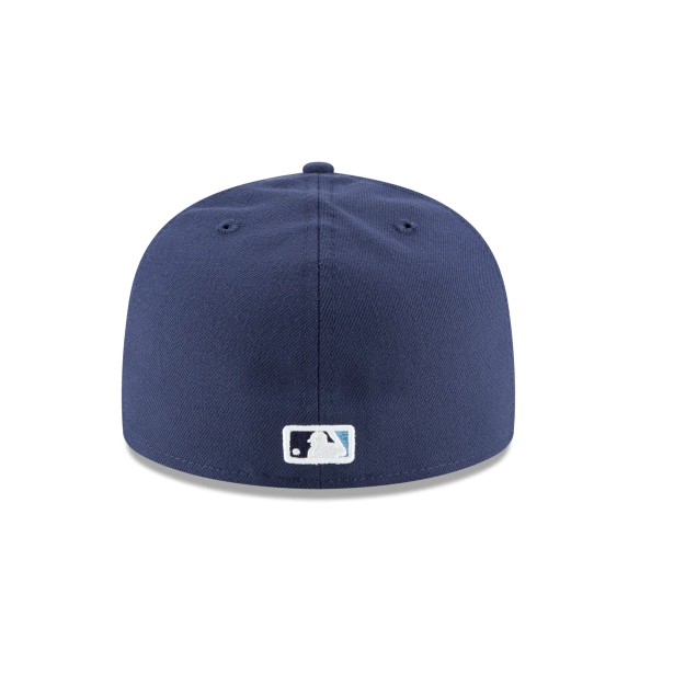 Men's Tampa Bay Rays New Era Navy Game Authentic Collection Alternate On-Field 59FIFTY Fitted Hat Official Team Hat Sports Fan Cap Official NFL Team Hat Football Fan Cap
