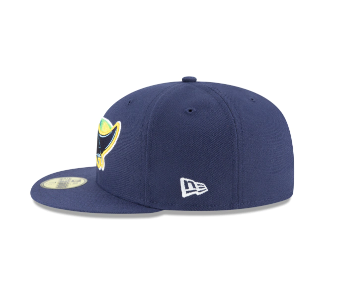 Men's Tampa Bay Rays New Era Navy Game Authentic Collection Alternate On-Field 59FIFTY Fitted Hat Official Team Hat Sports Fan Cap Official NFL Team Hat Football Fan Cap