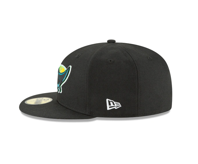 Men's Tampa Bay Devil Rays 1998 Cooperstown Collection Black 59Fifty Fitted Hat Official Team Hat Sports Fan Cap Official NFL Team Hat Football Fan Cap