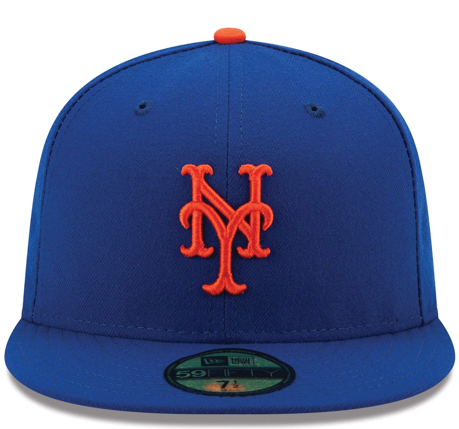 Men's New York Mets New Era Royal Authentic Collection On Field 59FIFTY Fitted Hat Official Team Hat Sports Fan Cap Official NFL Team Hat Football Fan Cap
