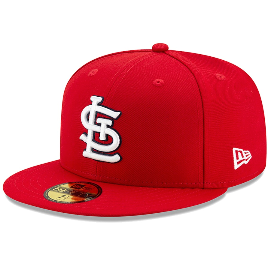Men's St. Louis Cardinals New Era Red Authentic Collection On-Field 59FIFTY Fitted Hat Official Team Hat Sports Fan Cap Official NFL Team Hat Football Fan Cap