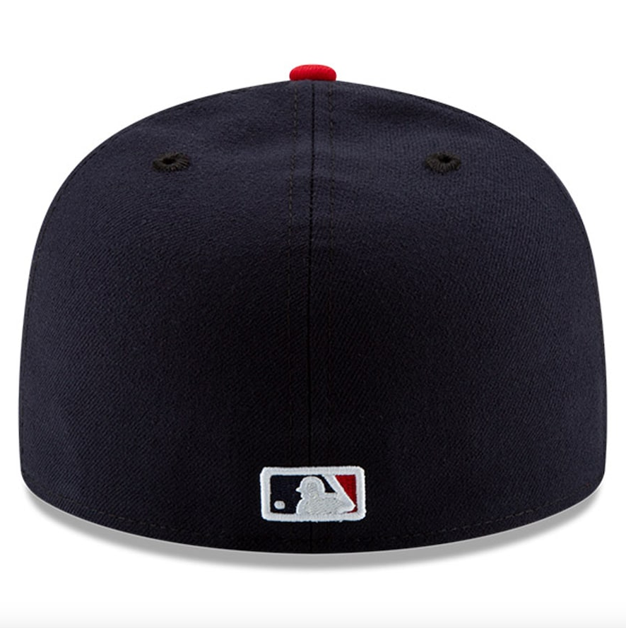 Men's Cleveland Guardians New Era Navy/Red Home Authentic Collection On-Field 59FIFTY Fitted Hat Official Team Hat Sports Fan Cap Official NFL Team Hat Football Fan Cap
