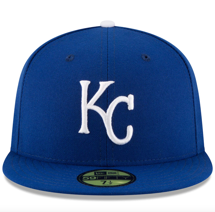 Men's Kansas City Royals New Era Royal Game Authentic Collection On-Field 59FIFTY Fitted Hat Official Team Hat Sports Fan Cap Official NFL Team Hat Football Fan Cap