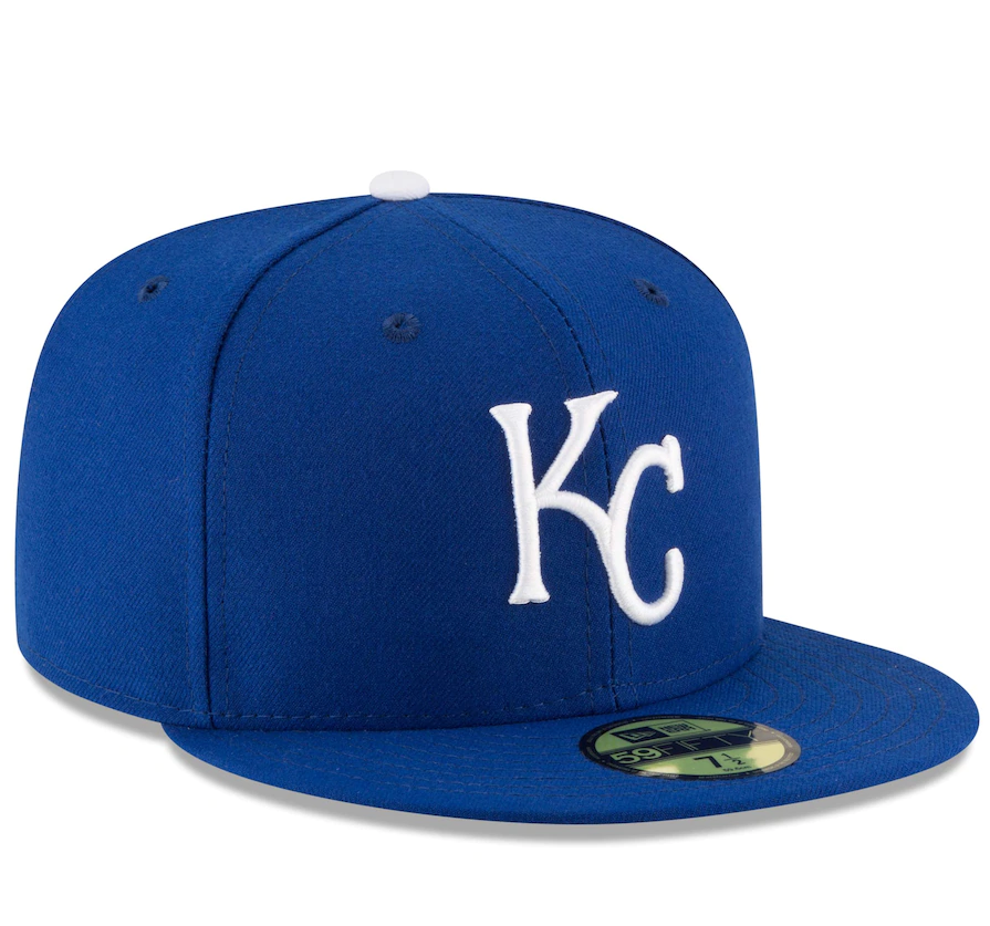 Men's Kansas City Royals New Era Royal Game Authentic Collection On-Field 59FIFTY Fitted Hat Official Team Hat Sports Fan Cap Official NFL Team Hat Football Fan Cap