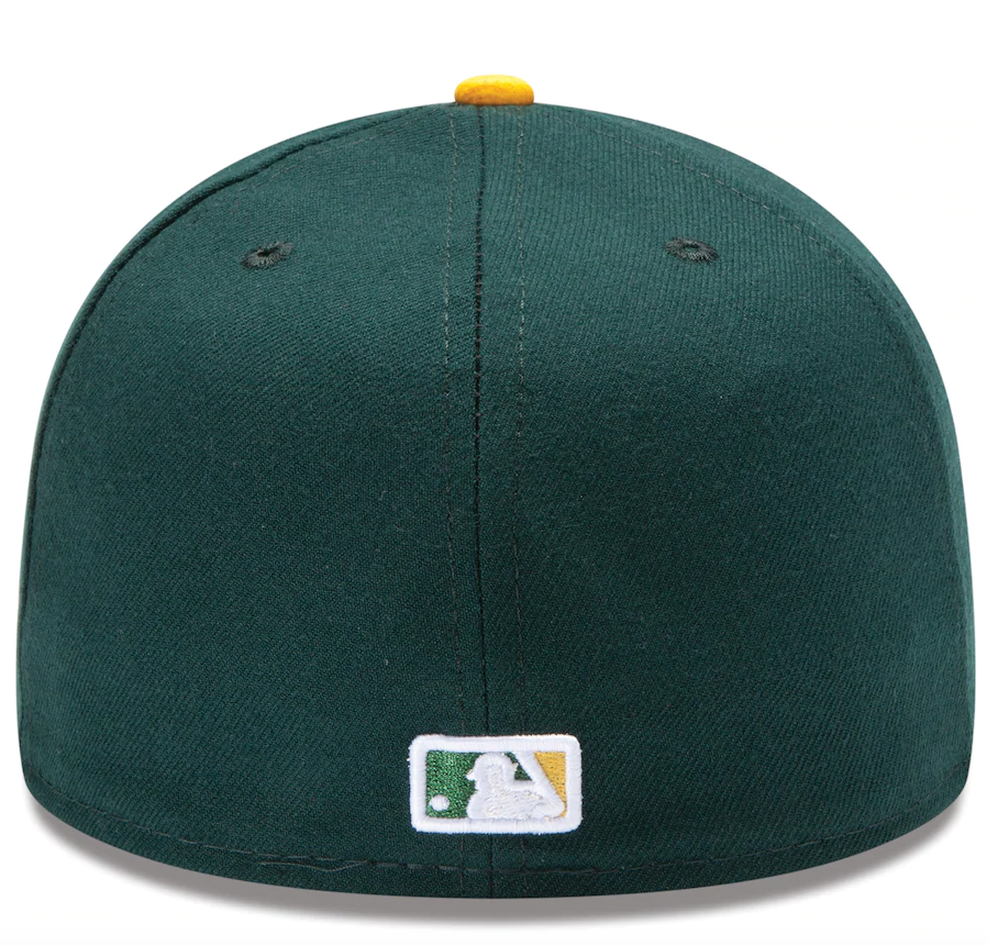 Men's Athletics New Era Green/Yellow Home Authentic Collection On-Field 59FIFTY Fitted Hat Official Team Hat Sports Fan Cap Official NFL Team Hat Football Fan Cap