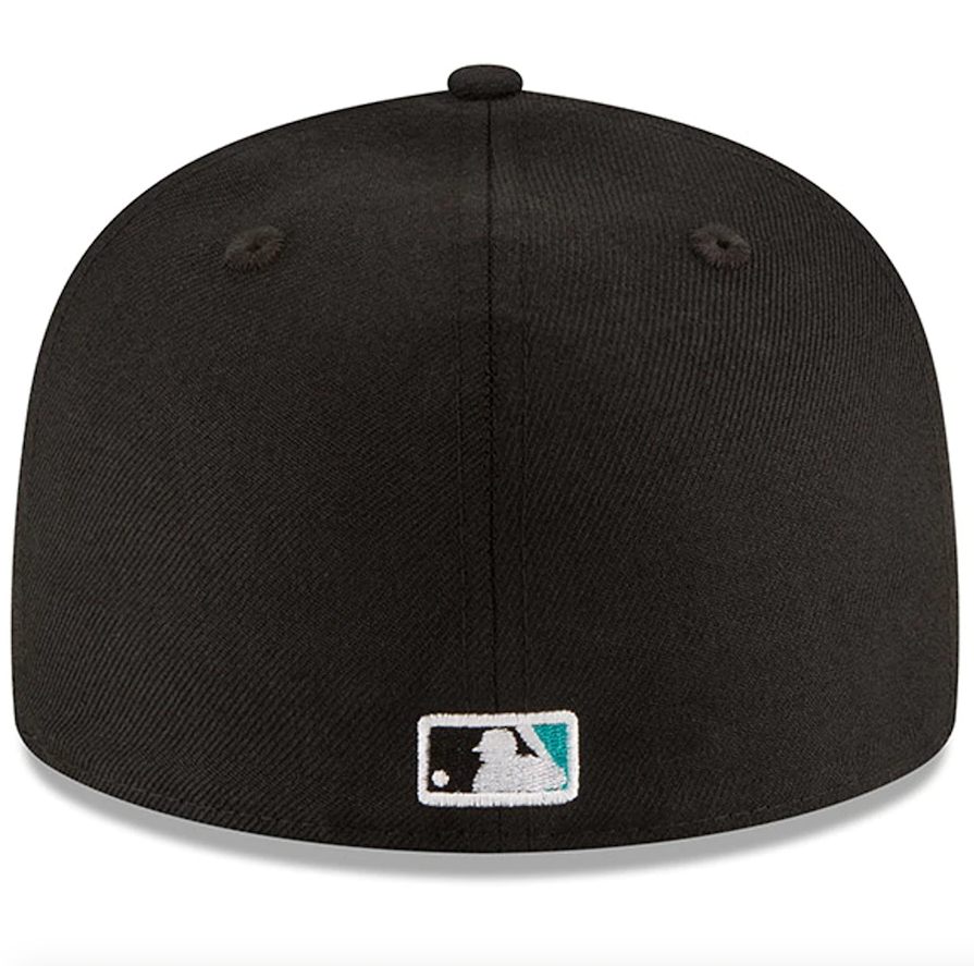 Men's Florida Marlins New Era Black 1997 World Series Wool 59FIFTY Fitted Hat Official Team Hat Sports Fan Cap Official NFL Team Hat Football Fan Cap