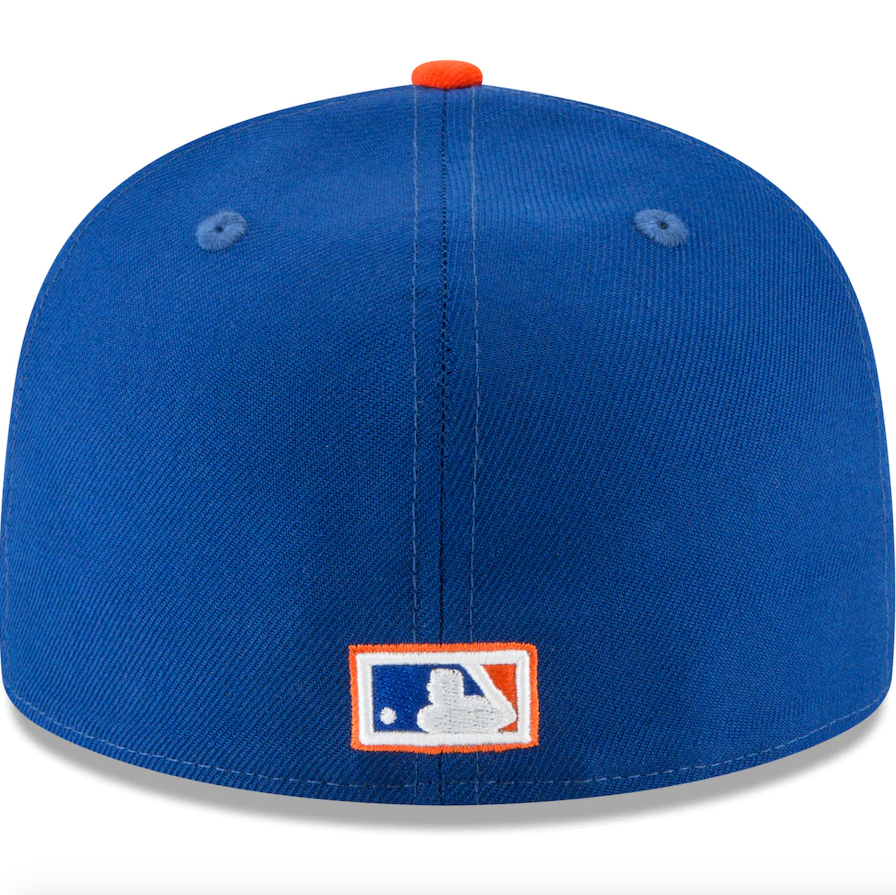 Men's New York Mets New Era Blue 1962 Cooperstown Collection Wool 59FIFTY Fitted Hat Official Team Hat Sports Fan Cap Official NFL Team Hat Football Fan Cap