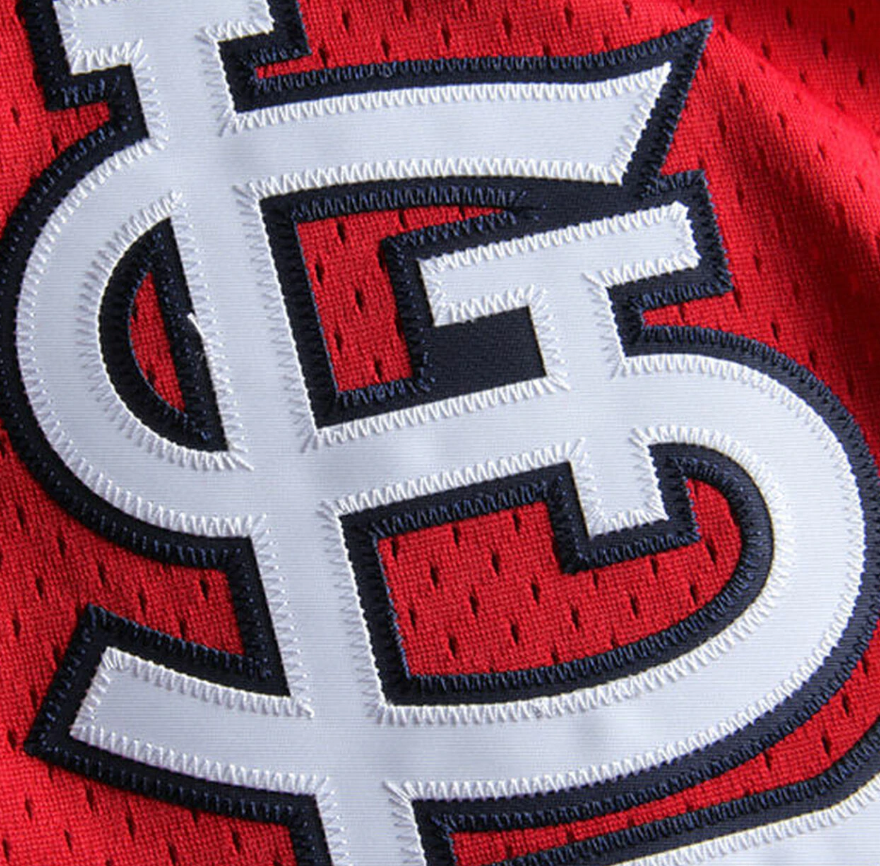 Men's Mitchell & Ness Ozzie Smith 1996 St. Louis Cardinals Batting Practice Cooperstown Jersey Official Team Jersey Sports Fan Apparel Official NFL Team Jersey Football Fan Apparel