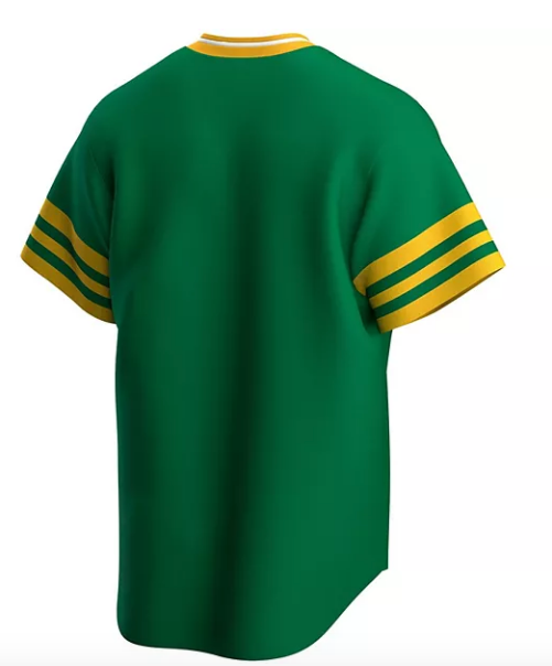 Men's Oakland Athletics Nike Kelly Green Road Cooperstown Collection Team Jersey Official Team Jersey Sports Fan Apparel Official NFL Team Jersey Football Fan Apparel