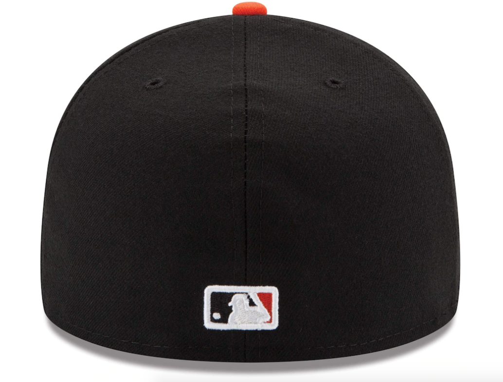 Men's Baltimore Orioles New Era White/Orange Home Authentic Collection On-Field 59FIFTY Fitted Hat Official Team Hat Sports Fan Cap Official NFL Team Hat Football Fan Cap