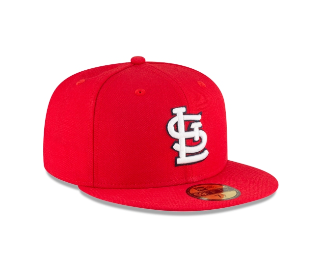 St. Louis Cardinals New Era 2006 World Series Wool 59FIFTY Fitted Hat - Red Official Team Hat Sports Fan Cap Official NFL Team Hat Football Fan Cap