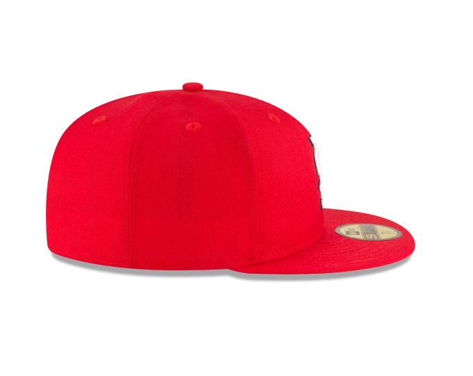 St. Louis Cardinals New Era 2006 World Series Wool 59FIFTY Fitted Hat - Red Official Team Hat Sports Fan Cap Official NFL Team Hat Football Fan Cap