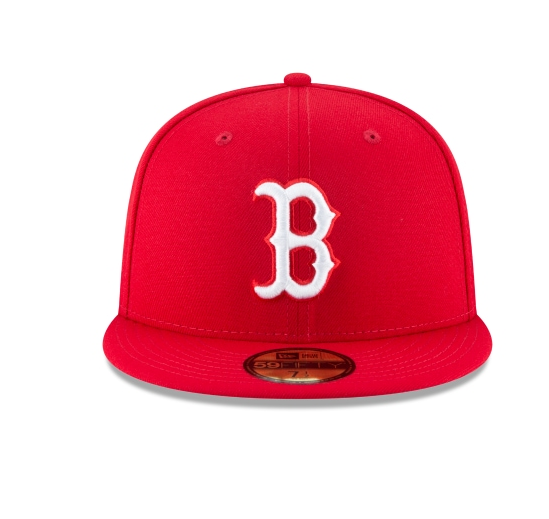 Men's Boston Red Sox New Era Red 59FIFTY Hat Official Team Hat Sports Fan Cap Official NFL Team Hat Football Fan Cap