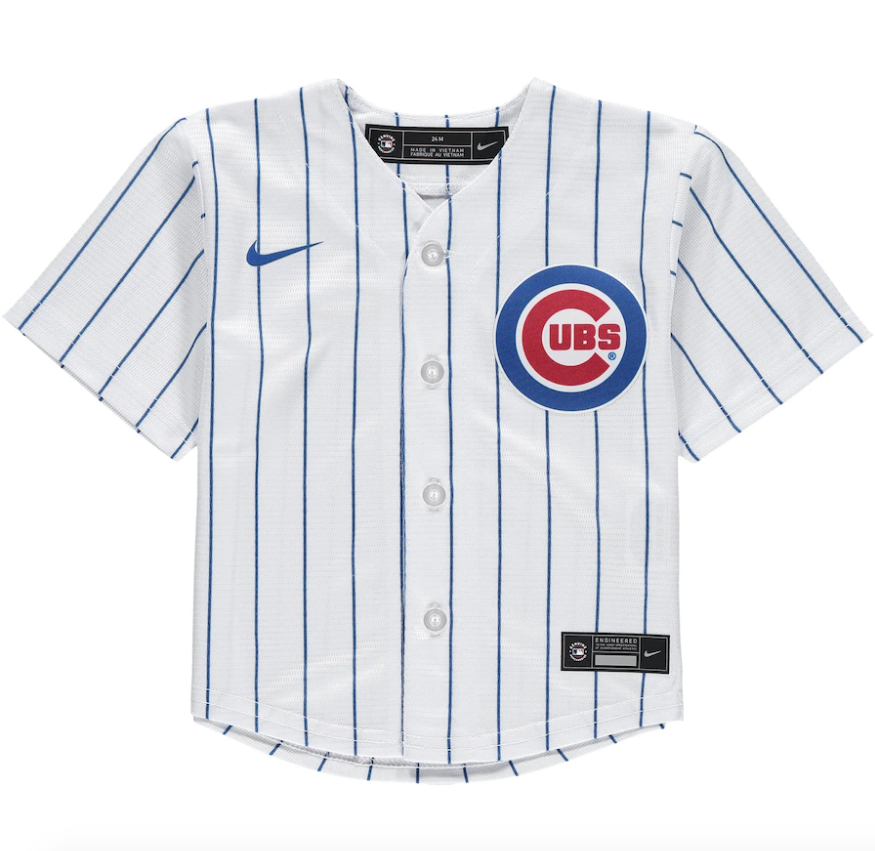 Infant Chicago Cubs Nike Home White Replica Team Jersey 2.0 Official Team Jersey Sports Fan Apparel Official NFL Team Jersey Football Fan Apparel