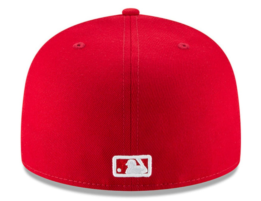 Men's Chicago White Sox New Era MLB Basic Scarlet 59FIFTY Fitted Hat Official Team Hat Sports Fan Cap Official NFL Team Hat Football Fan Cap