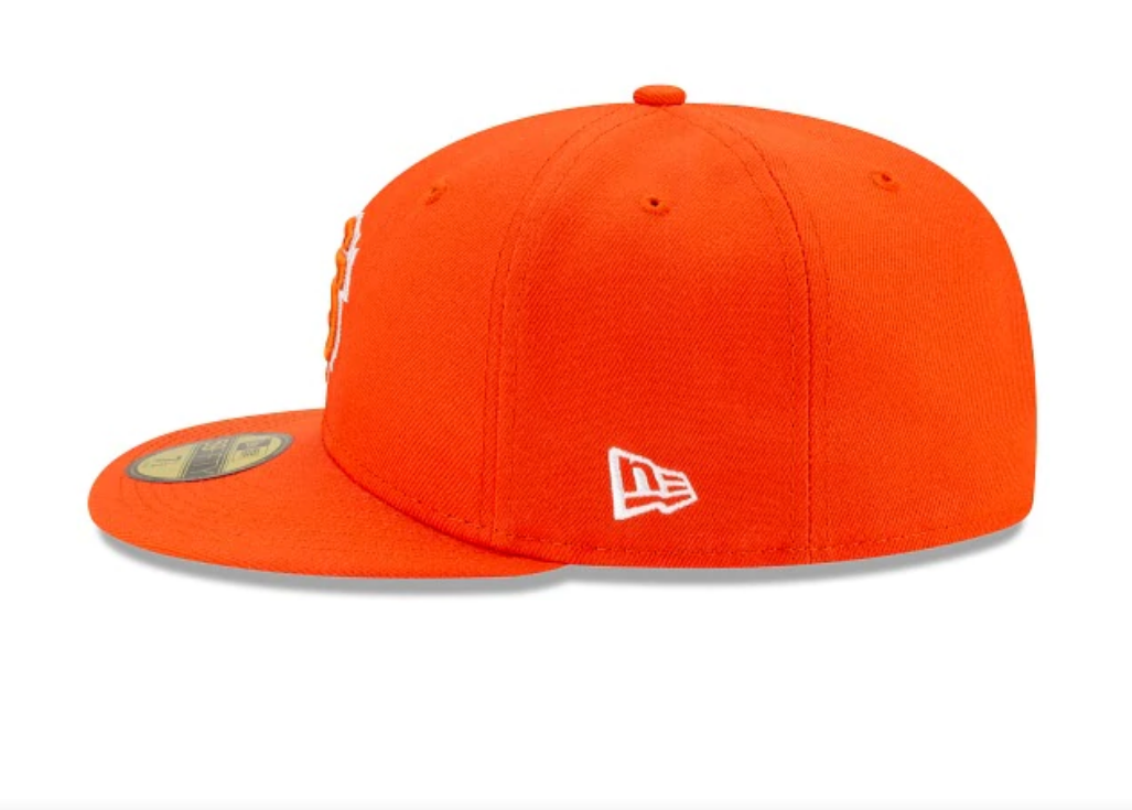 Men's San Francisco Giants New Era Orange City Connect 59FIFTY Fitted Hat Official Team Hat Sports Fan Cap Official NFL Team Hat Football Fan Cap