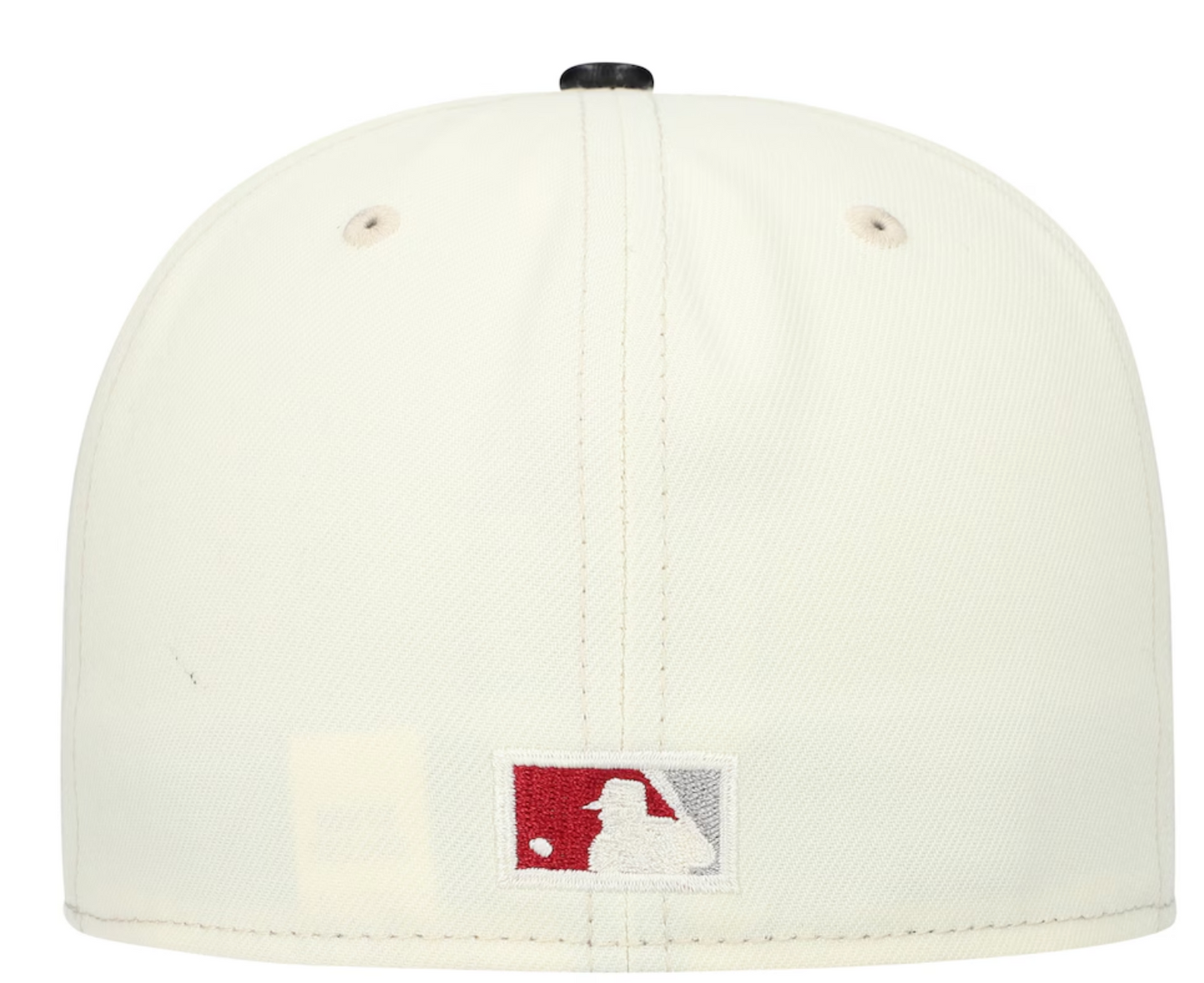 Philadelphia Phillies Cooperstown Collection Cream/Black Leather Visor New Era 59FIFTY Fitted Hat Official Team Hat Sports Fan Cap Official NFL Team Hat Football Fan Cap