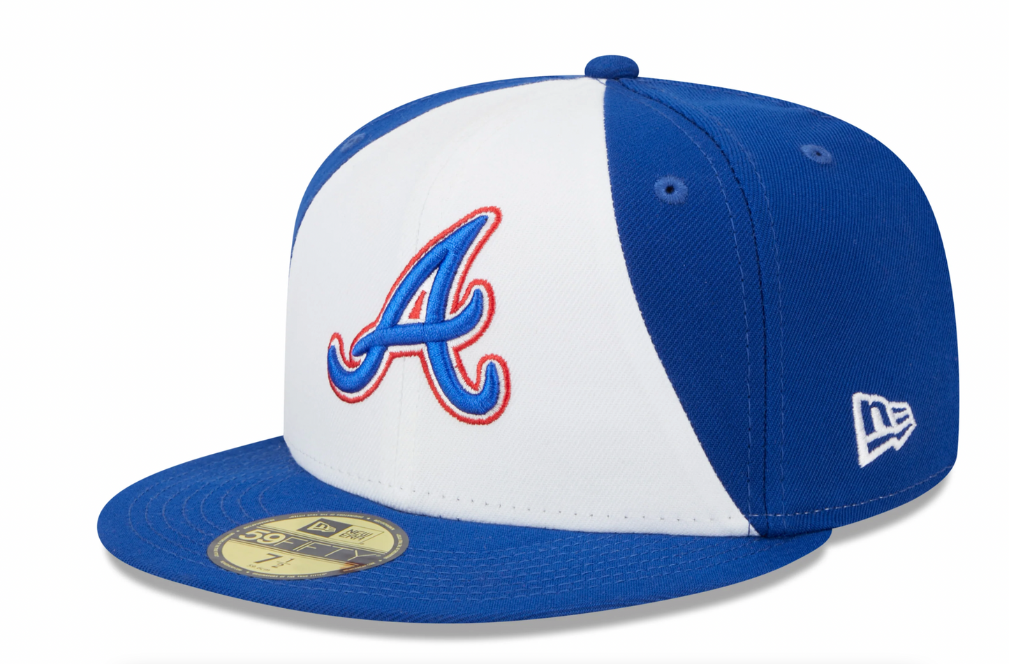 Atlanta Braves City Connect Royal/White New Era 59FIFTY Fitted Hat Official Team Hat Sports Fan Cap Official NFL Team Hat Football Fan Cap