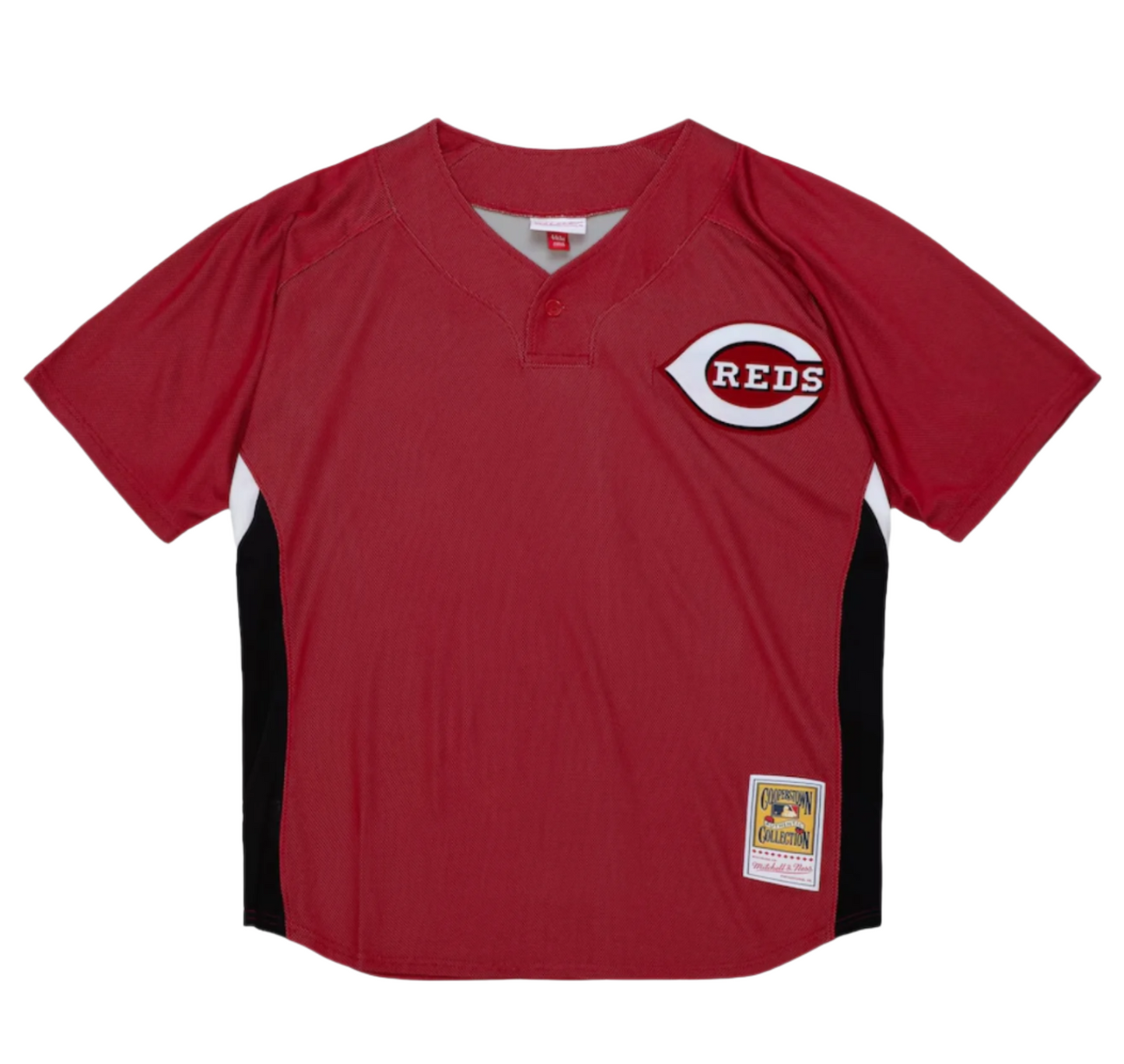 Men's Cincinnati Reds Ken Griffey Jr. Mitchell & Ness 2007 Red Cooperstown Collection Batting Practice Jersey Official Team Jersey Sports Fan Apparel Official NFL Team Jersey Football Fan Apparel