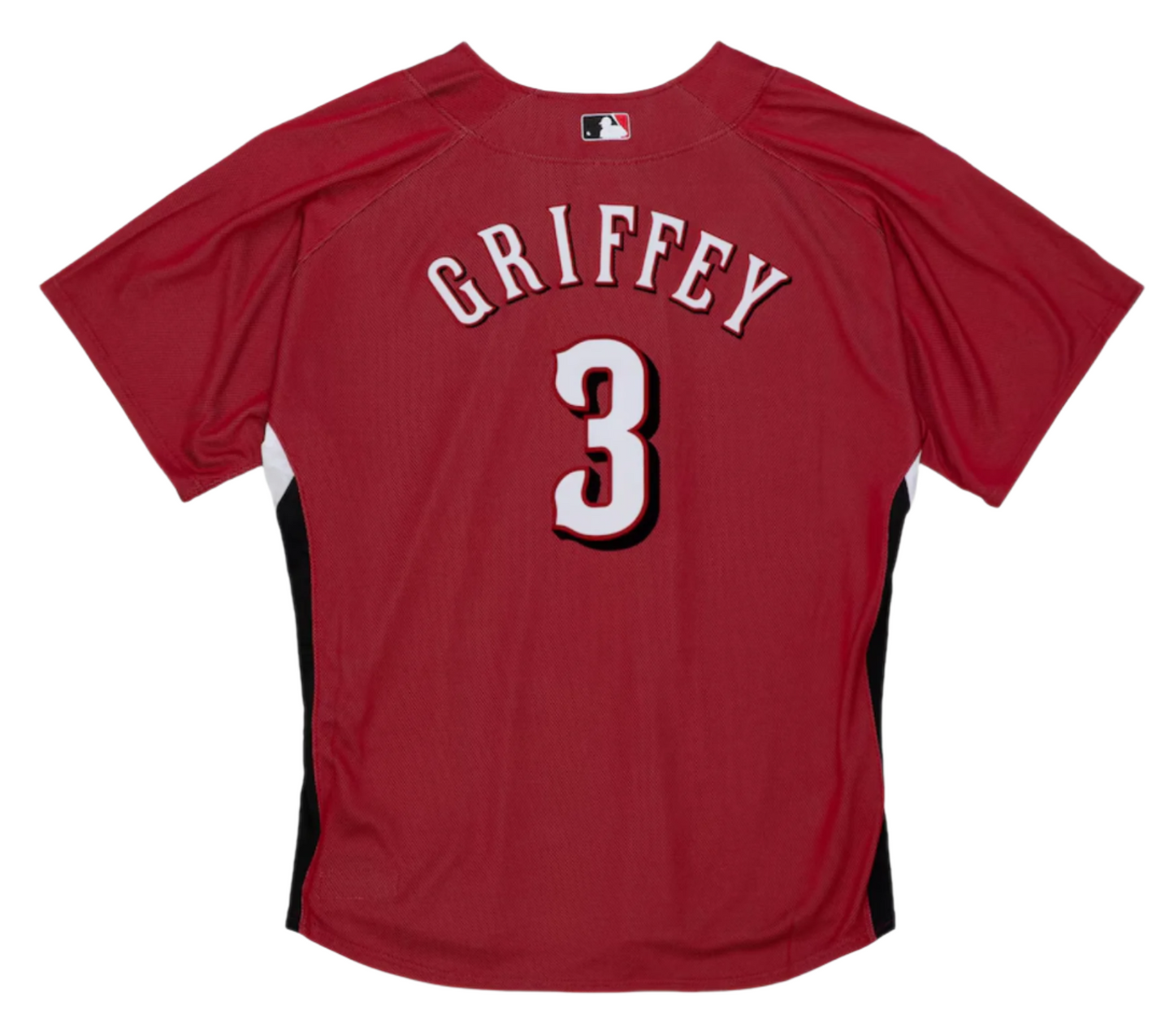 Men's Cincinnati Reds Ken Griffey Jr. Mitchell & Ness 2007 Red Cooperstown Collection Batting Practice Jersey Official Team Jersey Sports Fan Apparel Official NFL Team Jersey Football Fan Apparel