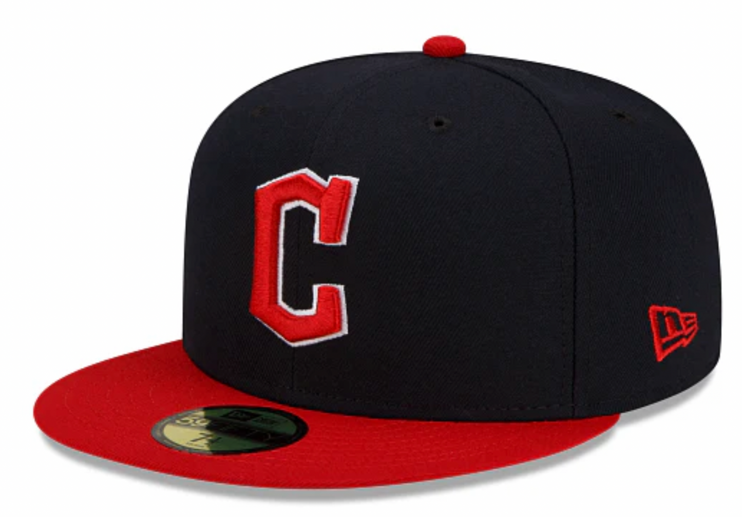 Cleveland Guardians New Era 2 Tone Home On Field 59FIFTY Fitted Hat Official Team Hat Sports Fan Cap Official NFL Team Hat Football Fan Cap