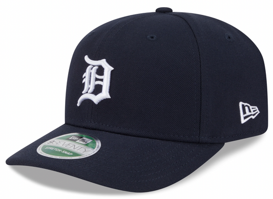 Detroit Tigers Navy New Era Player Replica 9SEVENTY Stretch Snap Adjustable Hat Official Team Hat Sports Fan Cap Official NFL Team Hat Football Fan Cap
