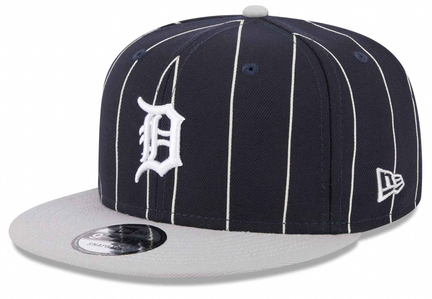 Detroit Tigers Navy/Gray Vintage New Era 9FIFTY Snapback Hat Official Team Hat Sports Fan Cap Official NFL Team Hat Football Fan Cap