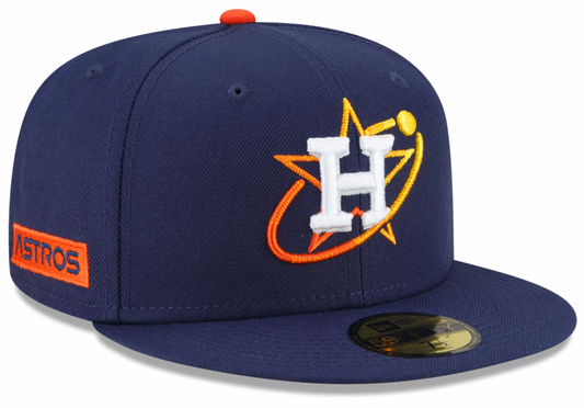 Men's Houston Astros New Era Navy City Connect 59FIFTY Fitted Hat Official Team Hat Sports Fan Cap Official NFL Team Hat Football Fan Cap
