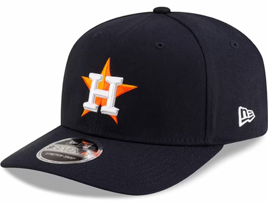 Houston Astros Navy New Era Player Replica 9SEVENTY Stretch Snap Adjustable Hat Official Team Hat Sports Fan Cap Official NFL Team Hat Football Fan Cap
