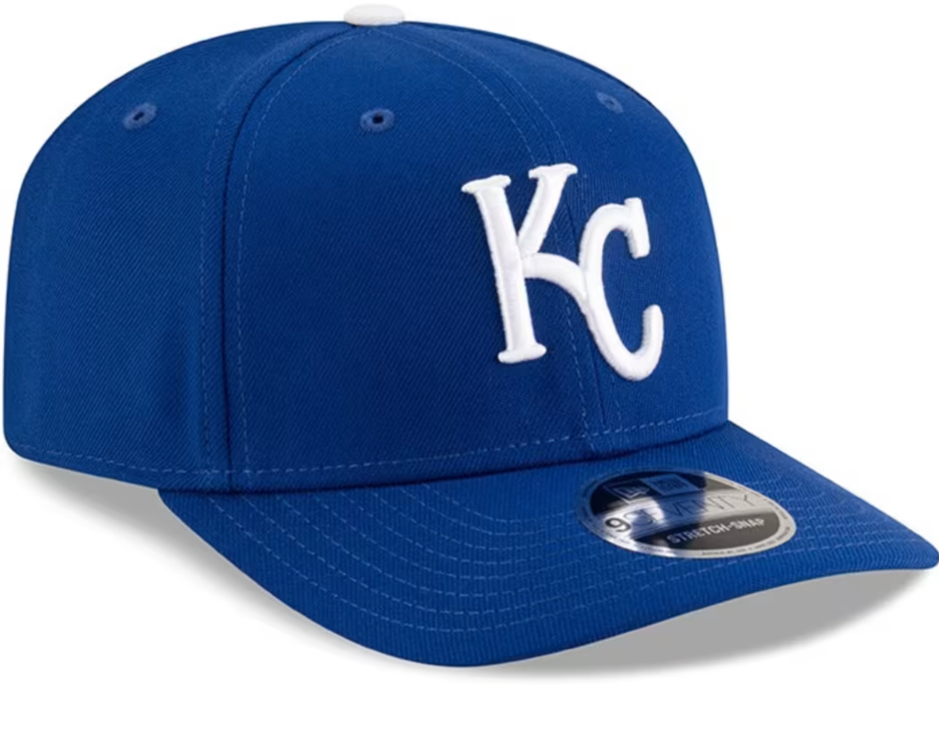 Kansas City Royals Blue New Era Player Replica 9SEVENTY Stretch Snap Adjustable Hat Official Team Hat Sports Fan Cap Official NFL Team Hat Football Fan Cap