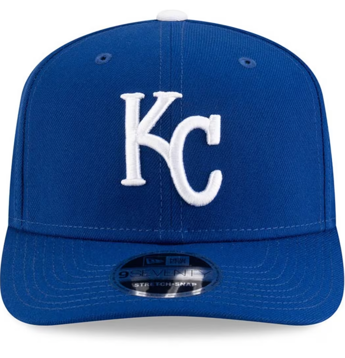 Kansas City Royals Blue New Era Player Replica 9SEVENTY Stretch Snap Adjustable Hat Official Team Hat Sports Fan Cap Official NFL Team Hat Football Fan Cap