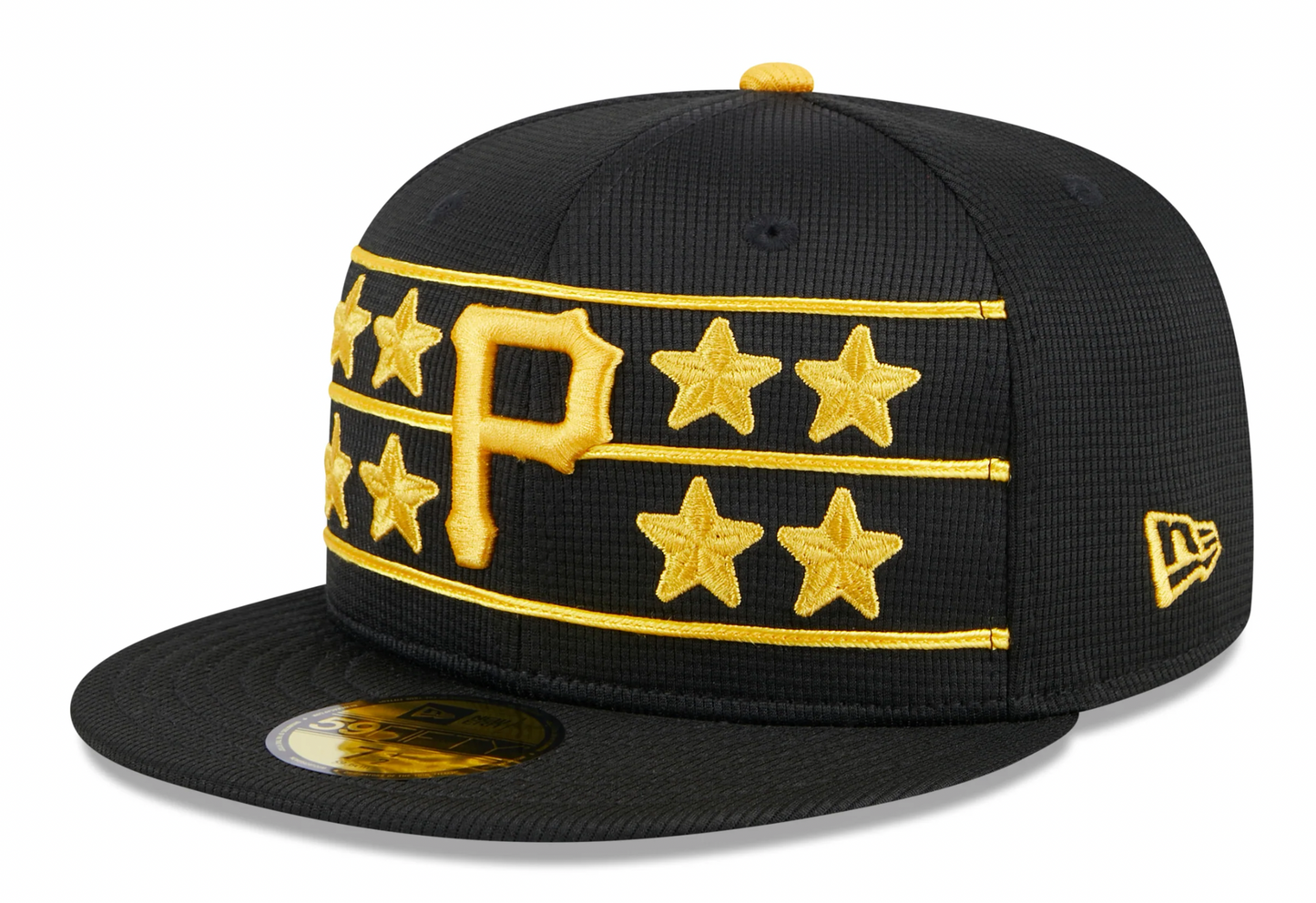 Men's Pittsburgh Pirates New Era Black 2024 Batting Practice 59FIFTY Fitted Hat Official Team Hat Sports Fan Cap Official NFL Team Hat Football Fan Cap