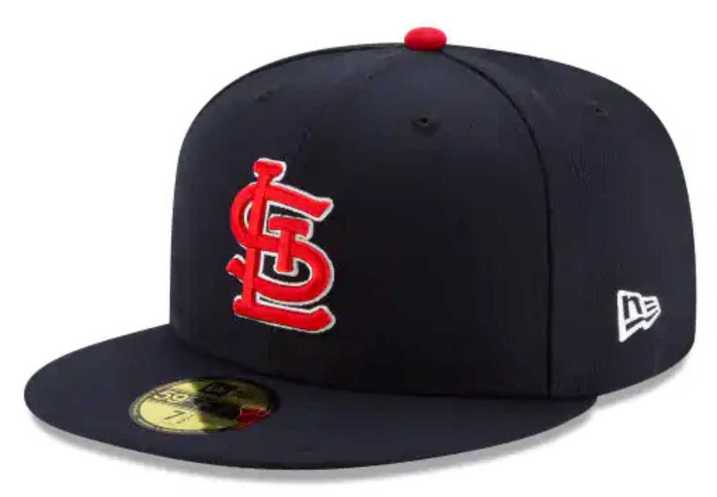 Men's St. Louis Cardinals New Era Navy Alternate Authentic Collection On-Field 59FIFTY Fitted Hat Official Team Hat Sports Fan Cap Official NFL Team Hat Football Fan Cap