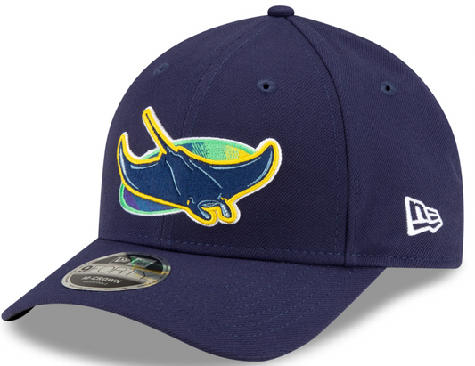 Tampa Bay Rays Alternate Navy New Era Player Replica M-Crown 9FORTY Adjustable Hat Official Team Hat Sports Fan Cap Official NFL Team Hat Football Fan Cap