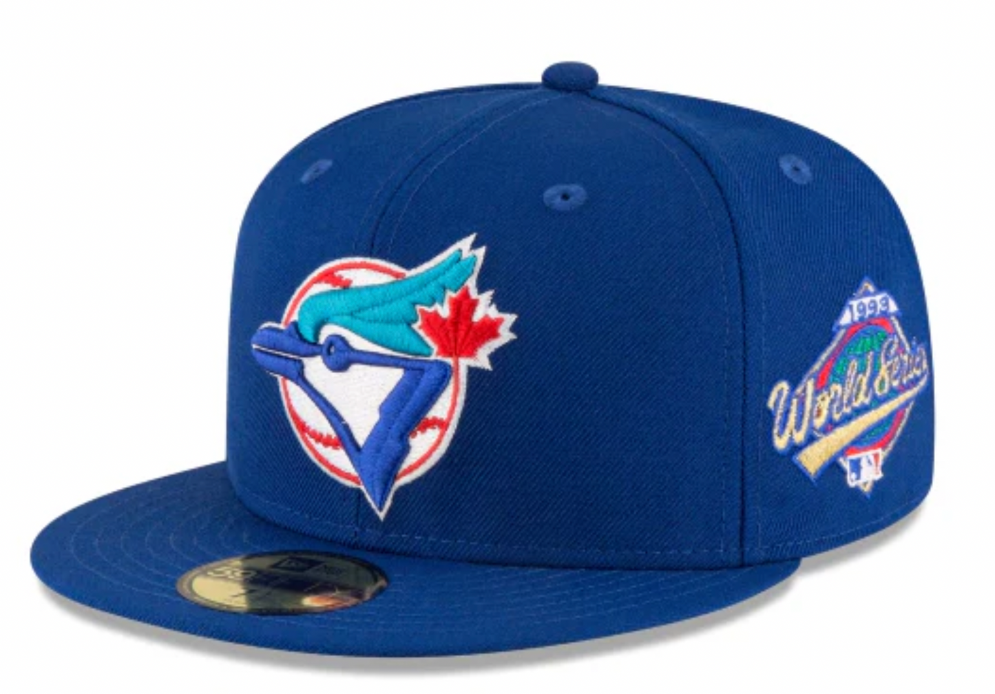 Toronto Blue Jays New Era 1993 World Series Wool 59FIFTY Fitted Hat - Royal Blue Official Team Hat Sports Fan Cap Official NFL Team Hat Football Fan Cap