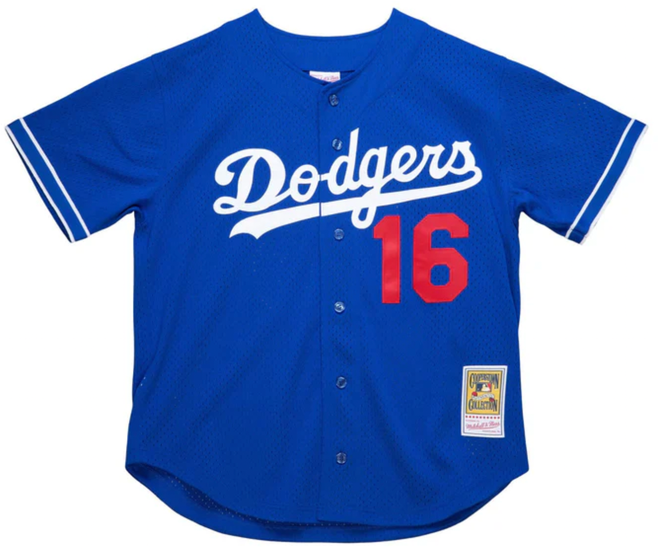 Men's Los Angeles Dodgers Hideo Nomo Mitchell & Ness Royal Cooperstown Collection Mesh Batting Practice Jersey Official Team Jersey Sports Fan Apparel Official NFL Team Jersey Football Fan Apparel