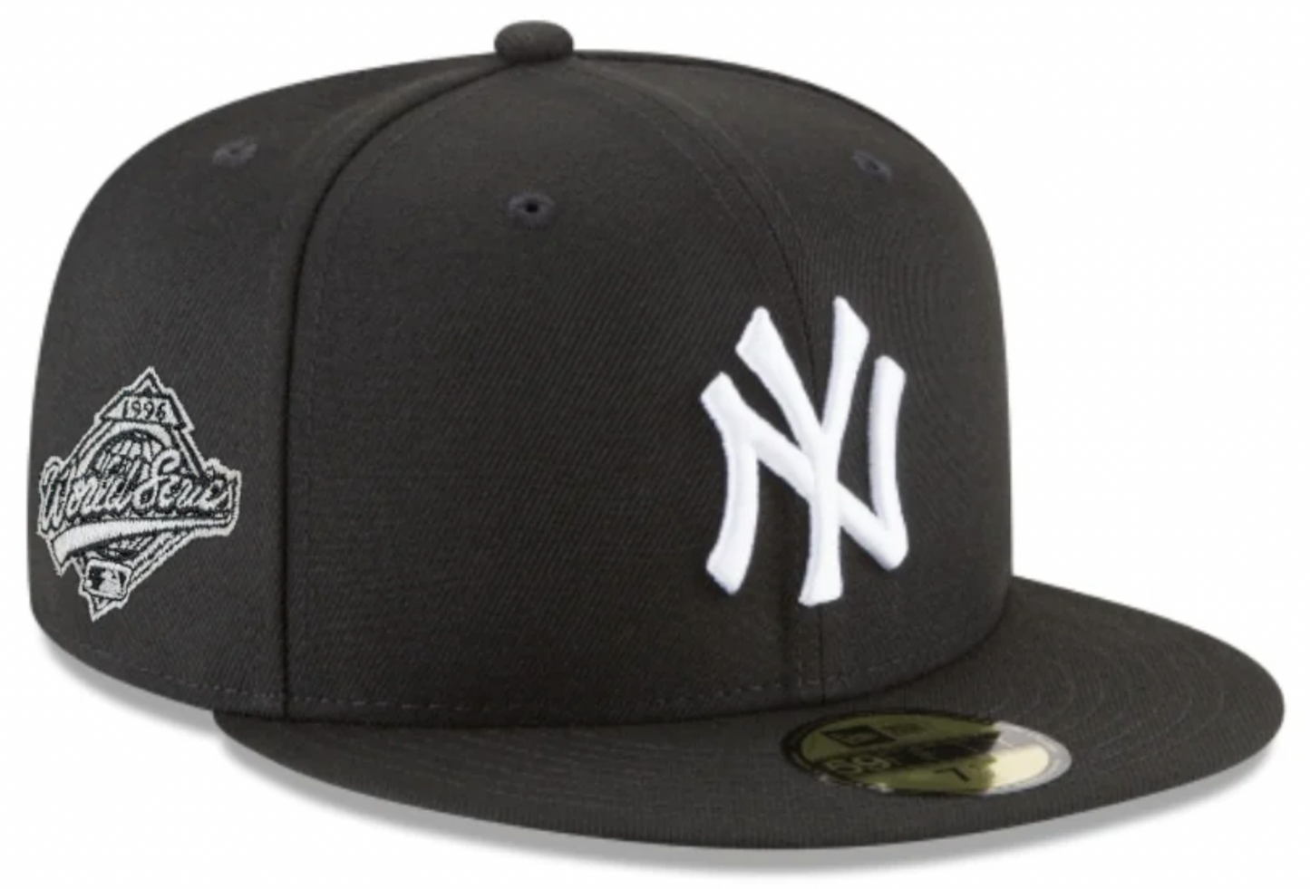 New York Yankees 1996 World Series Black New Era 59Fifty Fitted Hat Official Team Hat Sports Fan Cap Official NFL Team Hat Football Fan Cap
