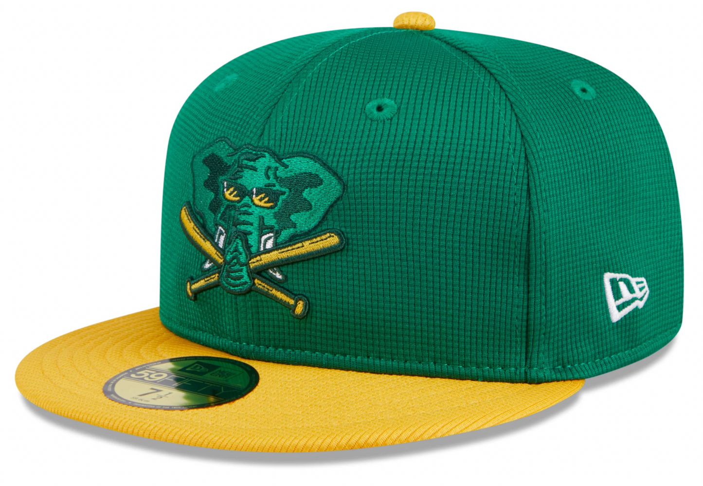 Men's Oakland Athletics New Era Green 2024 Batting Practice 59FIFTY Fitted Hat Official Team Hat Sports Fan Cap Official NFL Team Hat Football Fan Cap