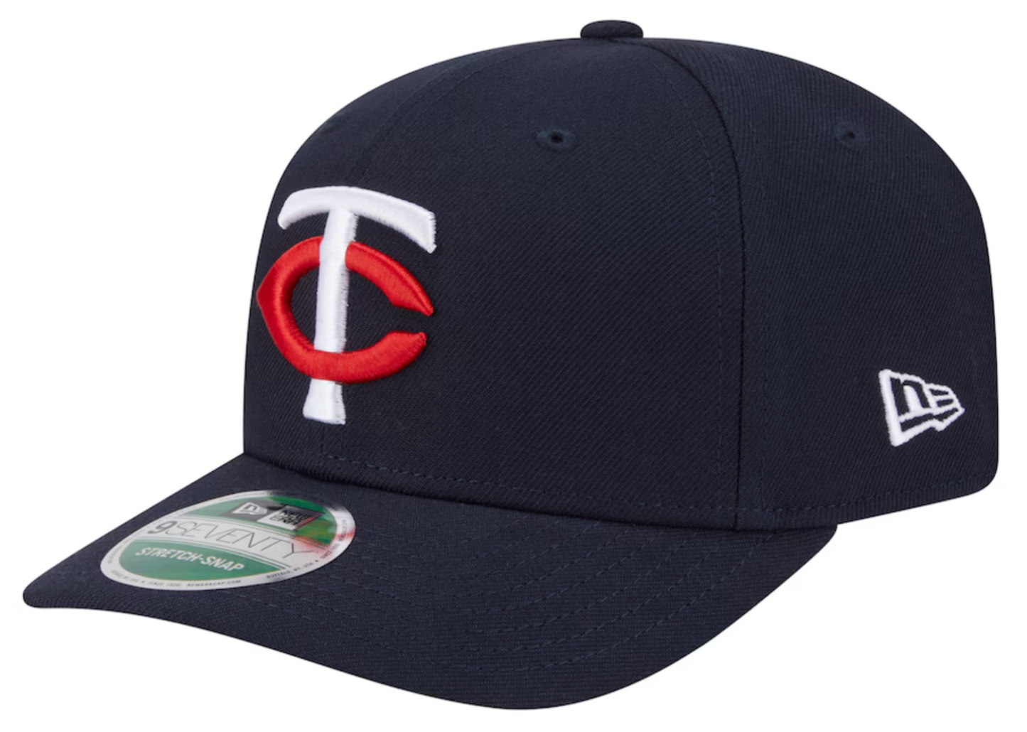Minnesota Twins Navy New Era Player Replica 9SEVENTY Stretch Snap Adjustable Hat Official Team Hat Sports Fan Cap Official NFL Team Hat Football Fan Cap