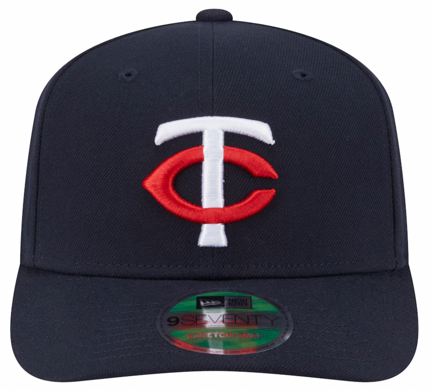 Minnesota Twins Navy New Era Player Replica 9SEVENTY Stretch Snap Adjustable Hat Official Team Hat Sports Fan Cap Official NFL Team Hat Football Fan Cap