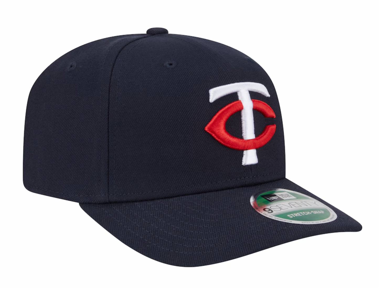 Minnesota Twins Navy New Era Player Replica 9SEVENTY Stretch Snap Adjustable Hat Official Team Hat Sports Fan Cap Official NFL Team Hat Football Fan Cap