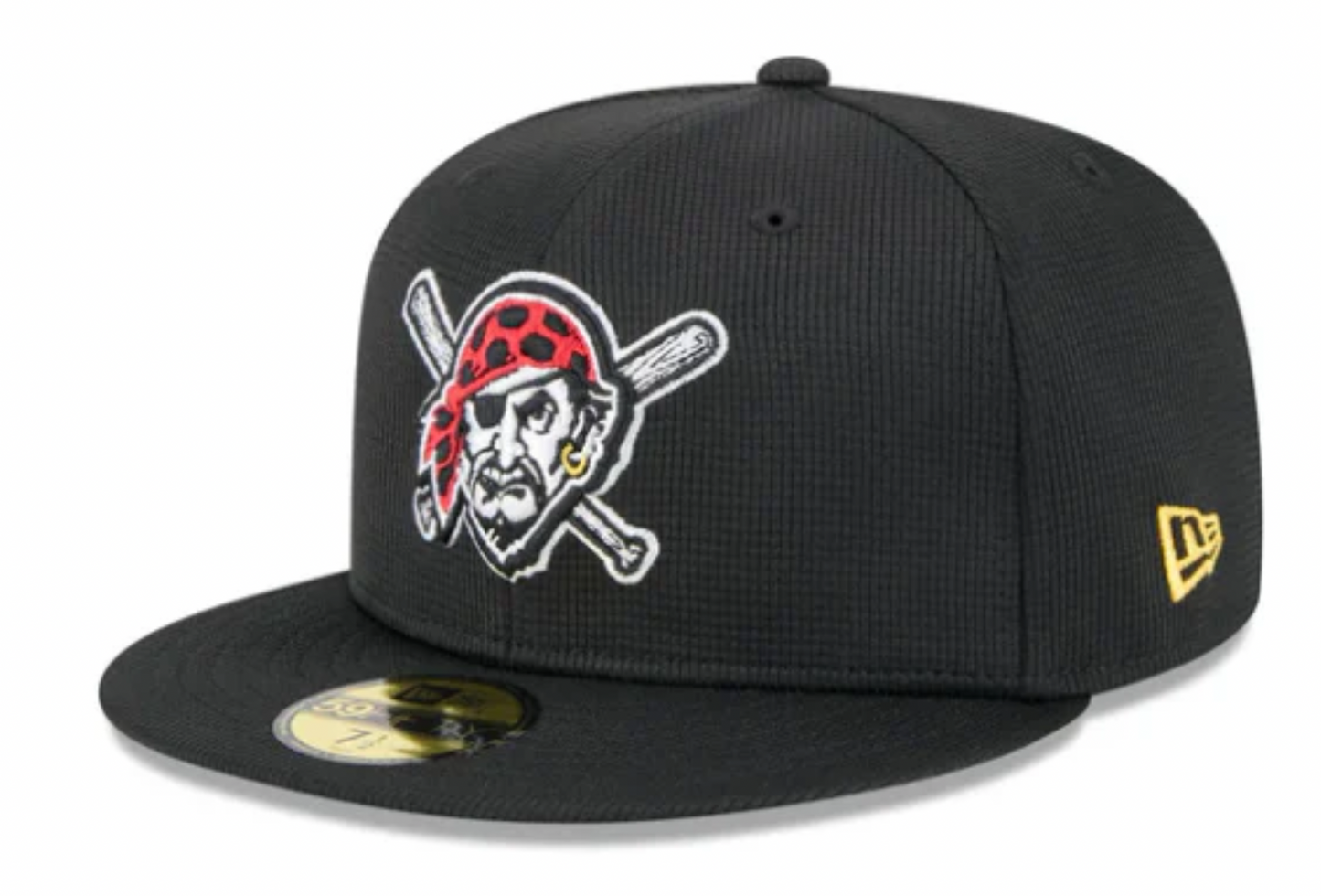 Pittsburgh Pirates New Era Black 2025 Spring Training 59FIFTY Fitted Hat Official Team Hat Sports Fan Cap Official NFL Team Hat Football Fan Cap