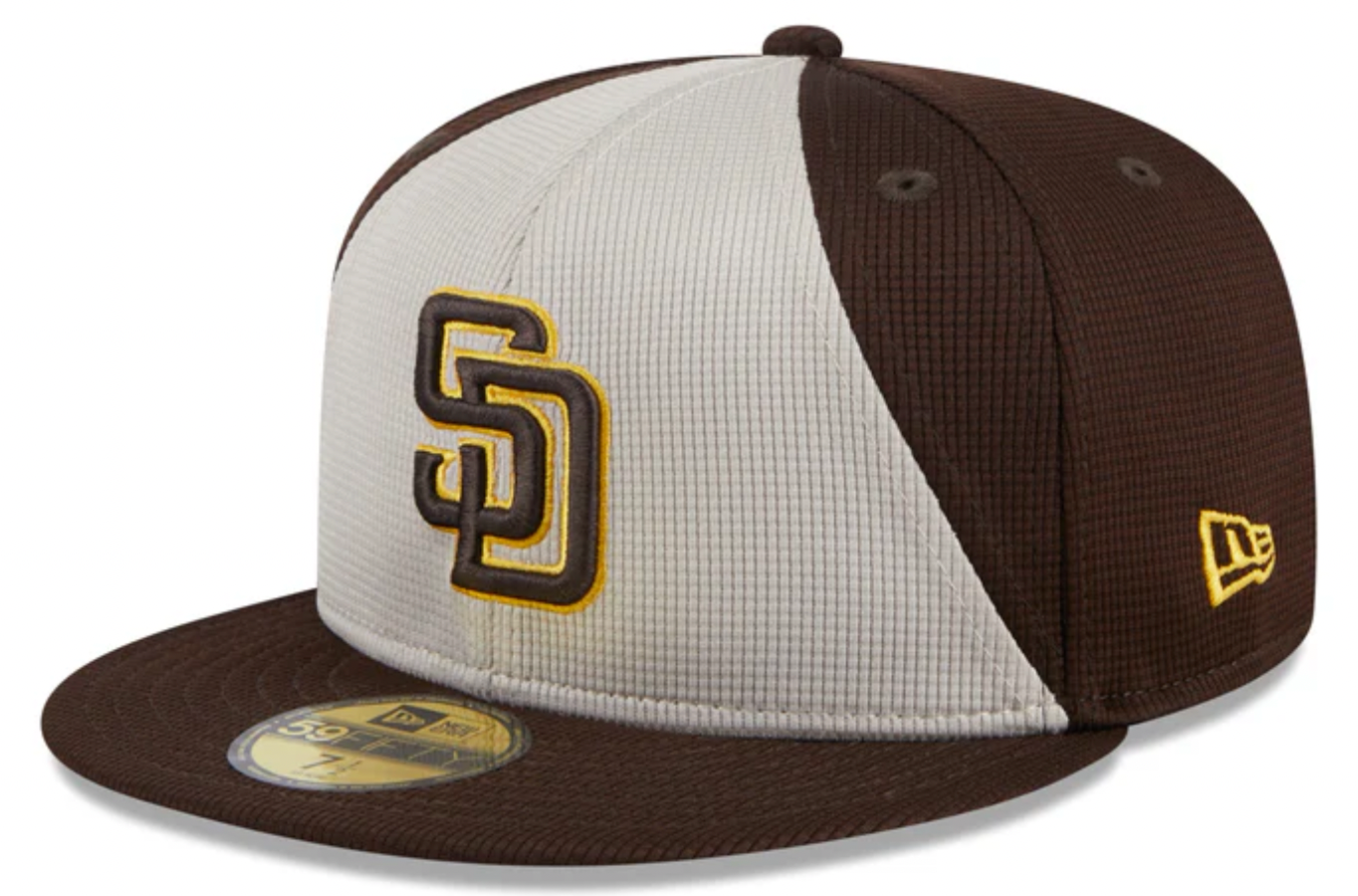 Men's San Diego Padres New Era Brown 2024 Batting Practice 59FIFTY Fitted Hat Official Team Hat Sports Fan Cap Official NFL Team Hat Football Fan Cap